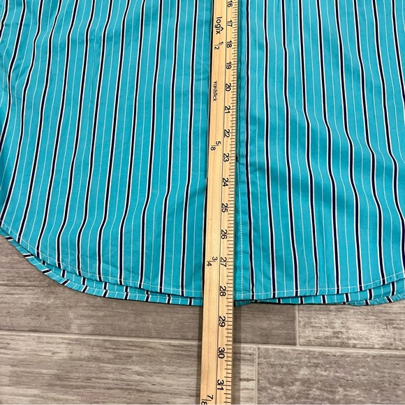 AMERICAN EAGLE Men's Size Large Tall Striped Shirt Vintage Fit. See‎ Description - Picture 9 of 14